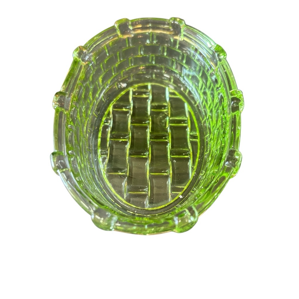Green Bunny Candy Jar Trinket Dish with Lid nesting Easter - Picture 8 of 14